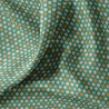 Coated  Cotton LITNI Green / Ecru